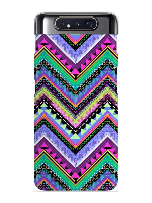 Tribal Aztec Print Snap Case for Samsung Galaxy A80 Zapvi