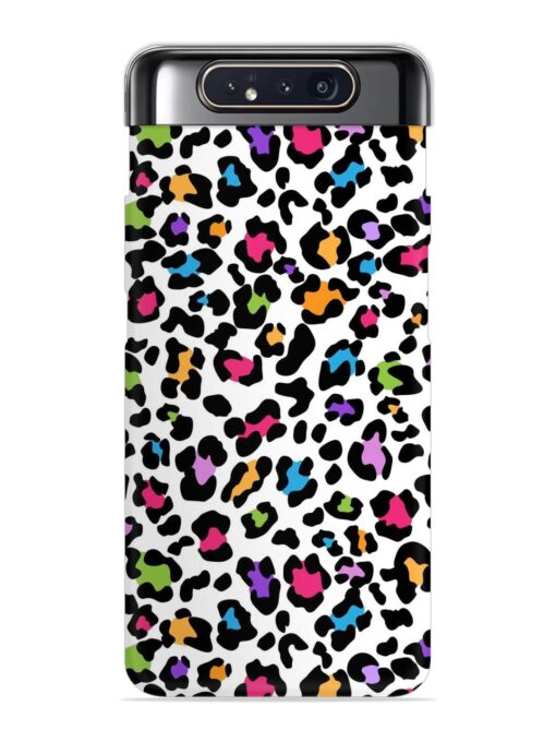 Seamless Leopard Pattern Snap Case for Samsung Galaxy A80