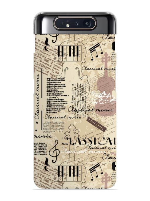 Classical Music Lpattern Snap Case for Samsung Galaxy A80