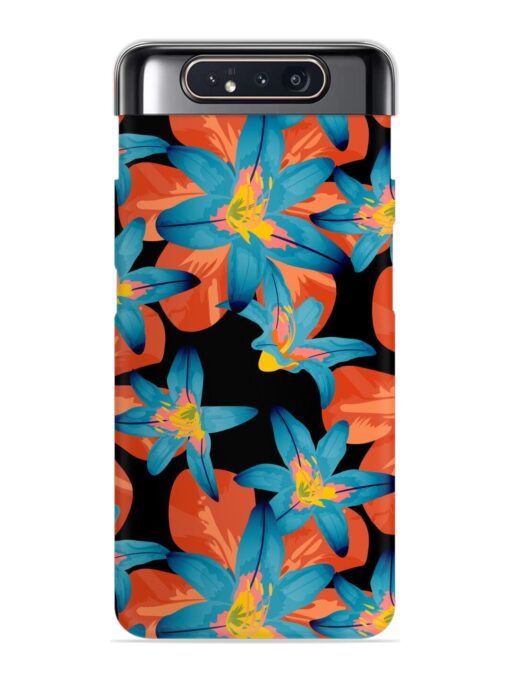 Philippine Flowers Seamless Snap Case for Samsung Galaxy A80