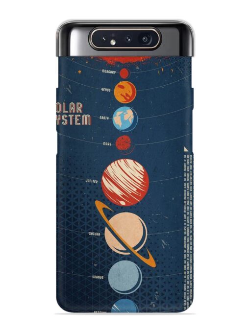 Solar System Vector Snap Case for Samsung Galaxy A80