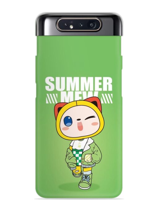 Summer Mew Snap Case for Samsung Galaxy A80 Zapvi