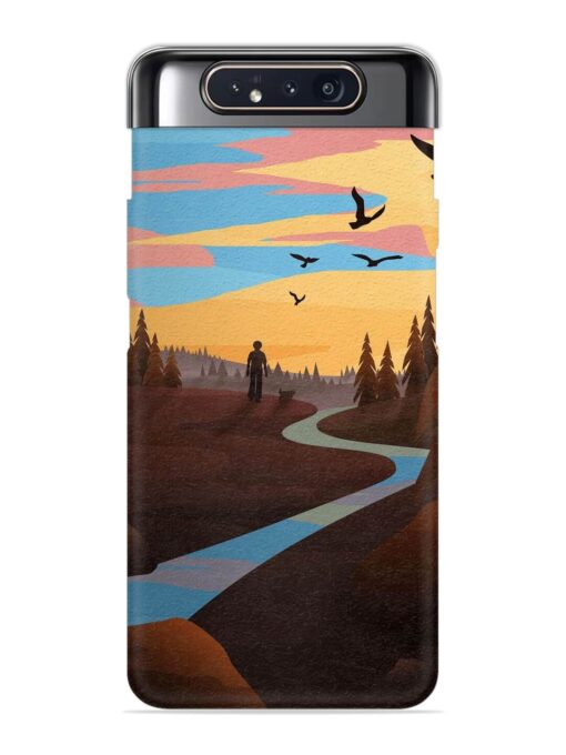 Natural Landscape Art Snap Case for Samsung Galaxy A80