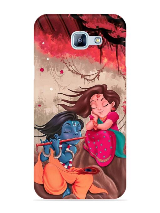 Radhe Krishna Water Art Snap Case for Samsung Galaxy A8 (2016)