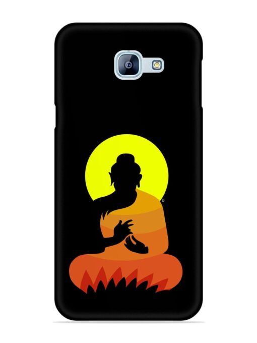 Buddha Art Black Snap Case for Samsung Galaxy A8 (2016) Zapvi