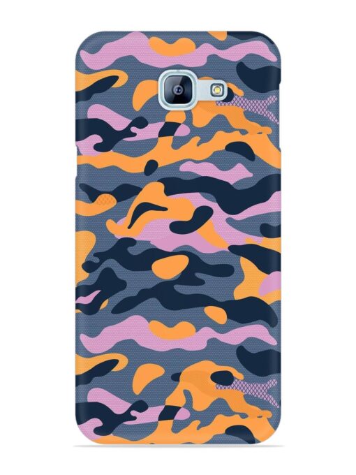 Camouflage Army Military English Orange Art Snap Case for Samsung Galaxy A8 (2016) Zapvi