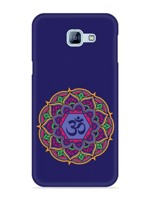 Om Mandala Art Blue Snap Case for Samsung Galaxy A8 (2016) Zapvi