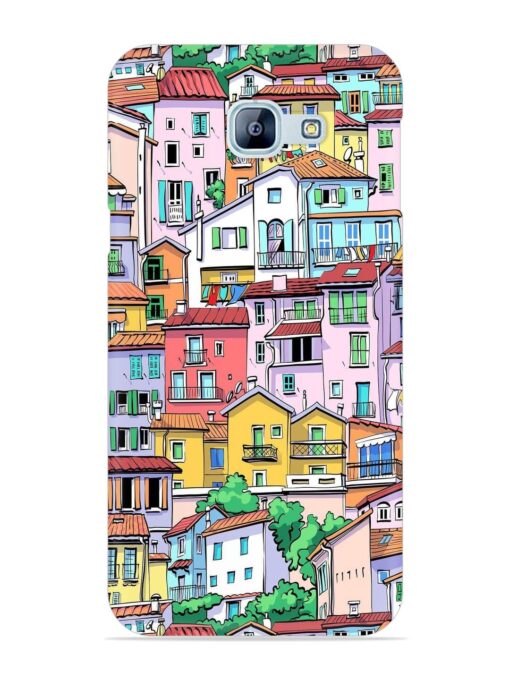 Europe Old Town Snap Case for Samsung Galaxy A8 (2016)