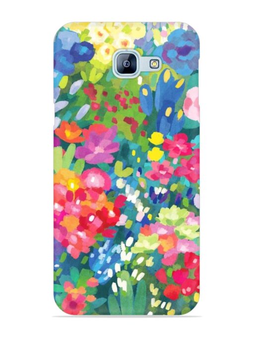 Watercolor Flower Art Snap Case for Samsung Galaxy A8 (2016) Zapvi