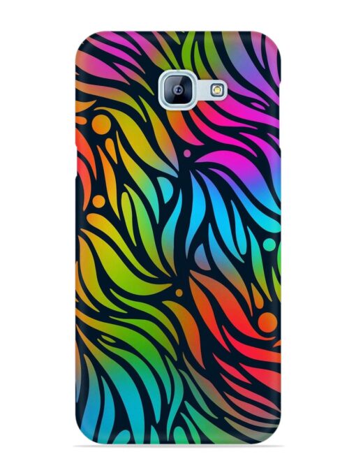 Abstract Leaf Design Snap Case for Samsung Galaxy A8 (2016) Zapvi