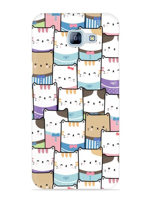 Cute Adorable Cat Snap Case for Samsung Galaxy A8 (2016) Zapvi