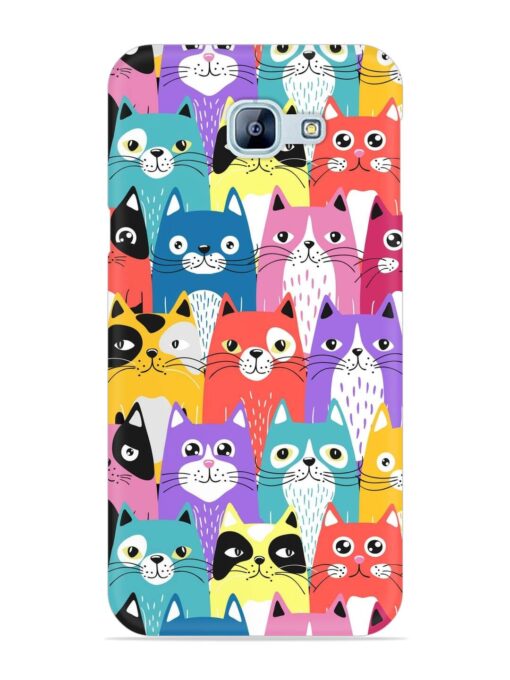 Funny Cartoon Cats Snap Case for Samsung Galaxy A8 (2016)