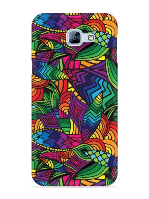 Abstract Multicolor Seamless Snap Case for Samsung Galaxy A8 (2016) Zapvi