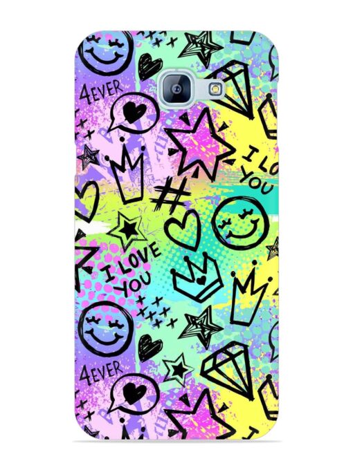 Bright Seamless Pattern Snap Case for Samsung Galaxy A8 (2016)