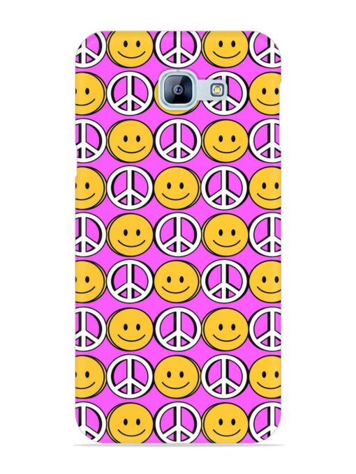 Smiley Face Peace Snap Case for Samsung Galaxy A8 (2016)