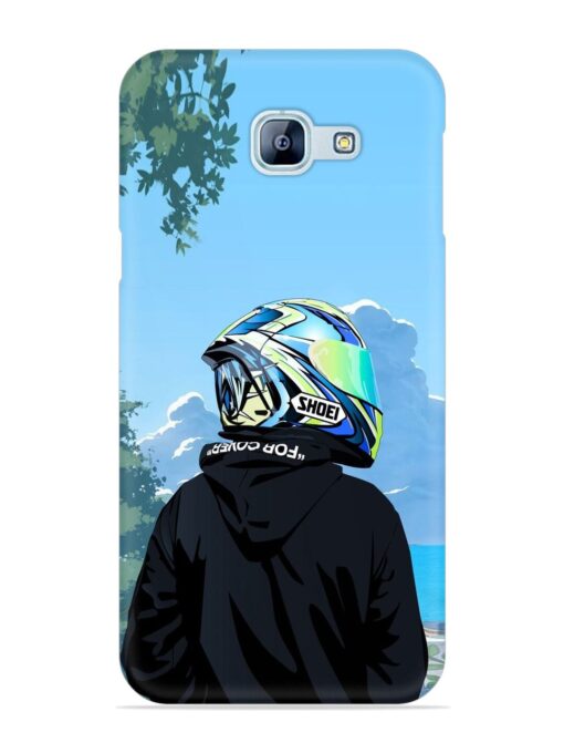 Rider With Helmet Snap Case for Samsung Galaxy A8 (2016)