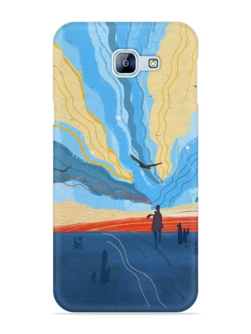 Minimal Abstract Landscape Snap Case for Samsung Galaxy A8 (2016) Zapvi