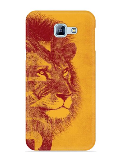 Gold Lion Crown Art Snap Case for Samsung Galaxy A8 (2016)