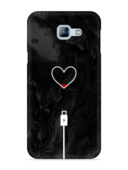 Heart Charging Vector Snap Case for Samsung Galaxy A8 (2016)