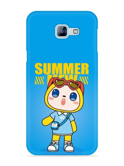 Summer Mew Cartoon Snap Case for Samsung Galaxy A8 (2016)