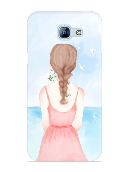 Watercolor Girl Vector Snap Case for Samsung Galaxy A8 (2016) Zapvi