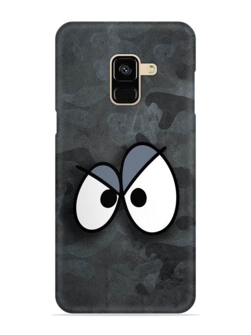 Big Eyes Night Mode Snap Case for Samsung Galaxy A8 (2018) Zapvi