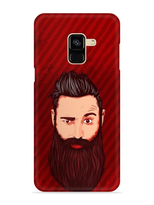 Beardo Man Snap Case for Samsung Galaxy A8 (2018) Zapvi