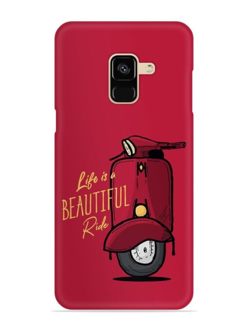 Life Is Beautiful Rides Snap Case for Samsung Galaxy A8 (2018)