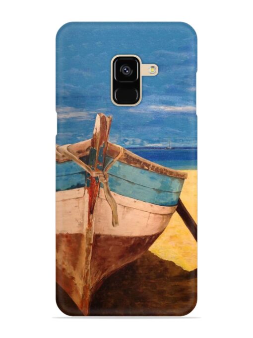 Canvas Painting Snap Case for Samsung Galaxy A8 (2018)