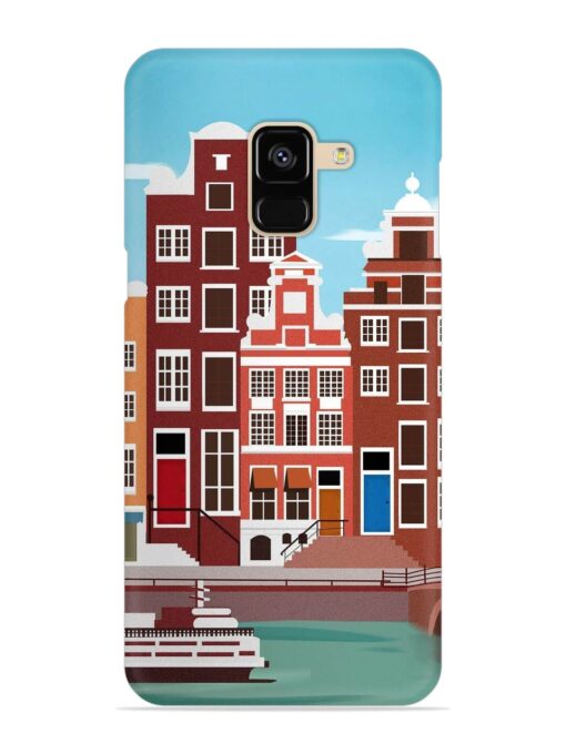 Scenery Architecture Amsterdam Landscape Snap Case for Samsung Galaxy A8 (2018) Zapvi