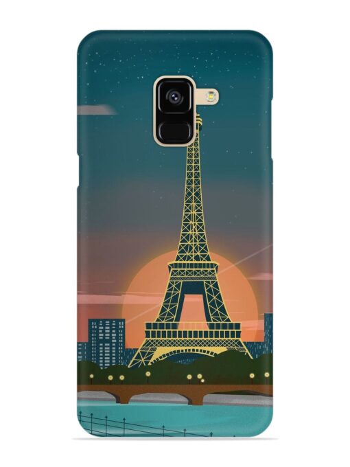 Scenery Architecture France Paris Snap Case for Samsung Galaxy A8 (2018) Zapvi