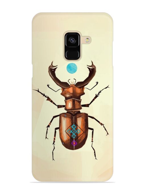 Stag Beetle Vector Snap Case for Samsung Galaxy A8 (2018)