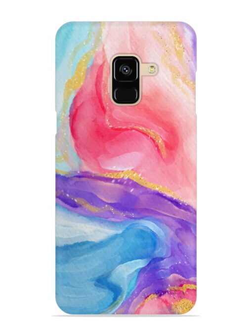 Watercolor Gradient Snap Case for Samsung Galaxy A8 (2018) Zapvi