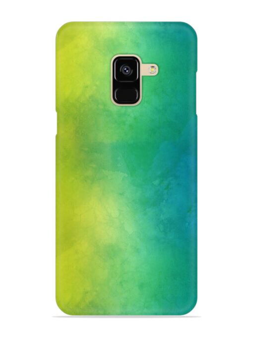 Yellow Green Gradient Snap Case for Samsung Galaxy A8 (2018)