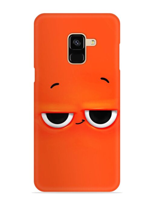 Smiley Face Snap Case for Samsung Galaxy A8 (2018)