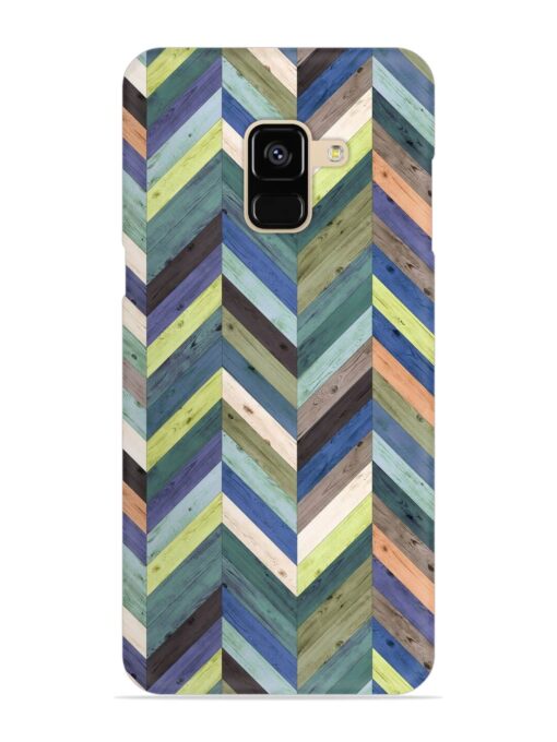 Chevron Random Color Snap Case for Samsung Galaxy A8 (2018)