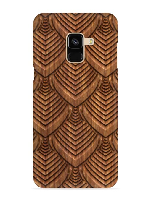 Carved Pattern On Snap Case for Samsung Galaxy A8 (2018) Zapvi