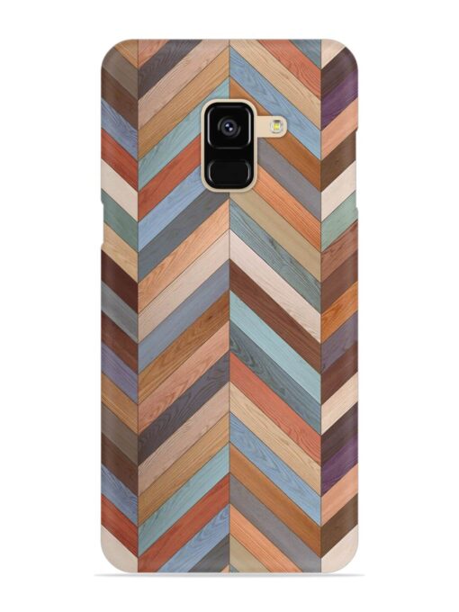 Seamless Wood Parquet Snap Case for Samsung Galaxy A8 (2018)