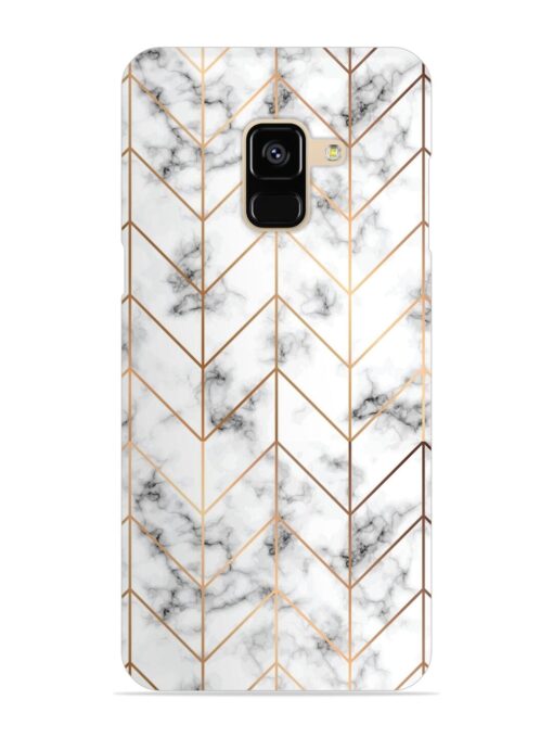 Vector Marble Texture Snap Case for Samsung Galaxy A8 (2018) Zapvi