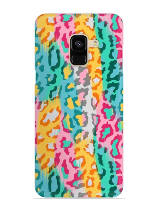 Seamless Vector Colorful Snap Case for Samsung Galaxy A8 (2018)