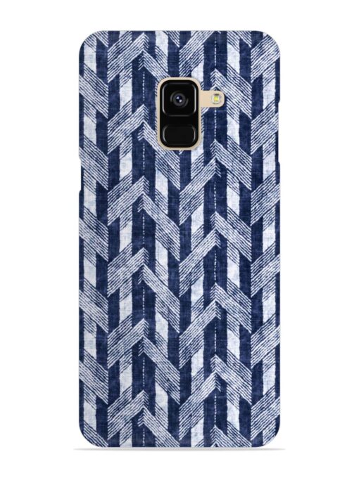 Abstract Herringbone Motif Snap Case for Samsung Galaxy A8 (2018) Zapvi