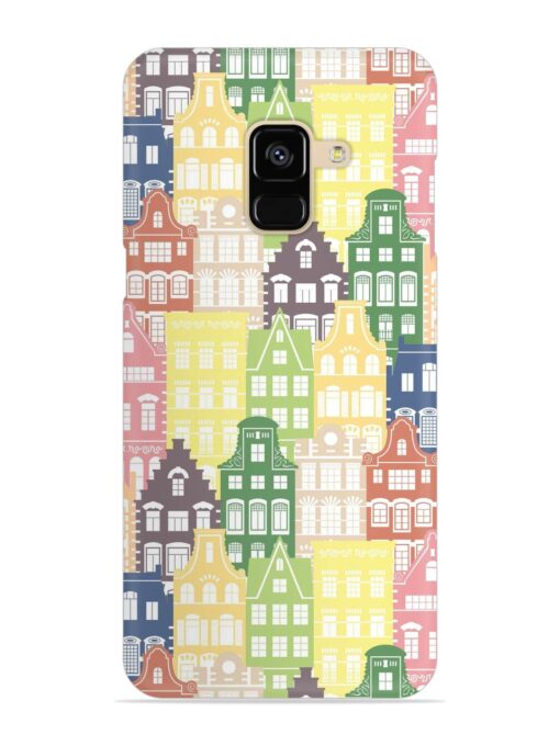 Seamless Shapes Pattern Snap Case for Samsung Galaxy A8 (2018)