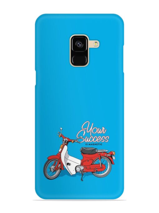 Motorcycles Image Vector Snap Case for Samsung Galaxy A8 (2018)