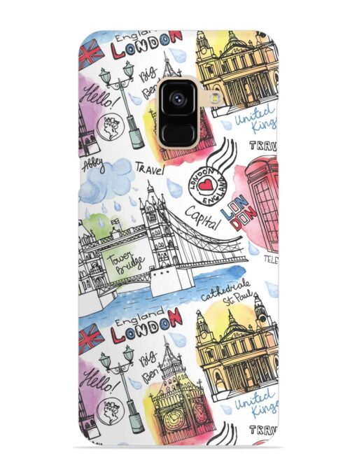 Vector London Landmark Snap Case for Samsung Galaxy A8 (2018)