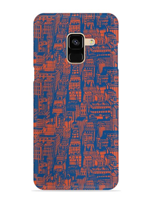 Hand Drawn Seamless Snap Case for Samsung Galaxy A8 (2018)