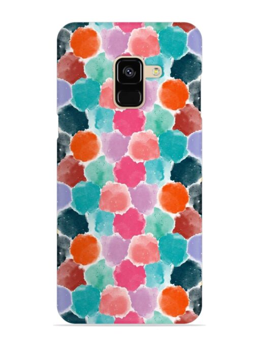 Colorful Seamless Pattern Snap Case for Samsung Galaxy A8 (2018)