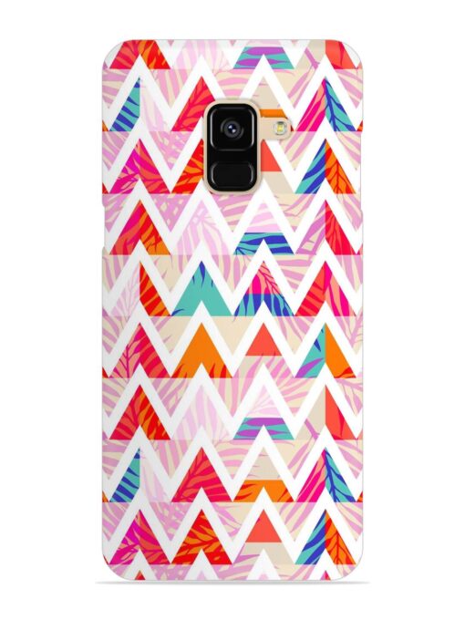 Abstract Triangle Background Snap Case for Samsung Galaxy A8 (2018) Zapvi