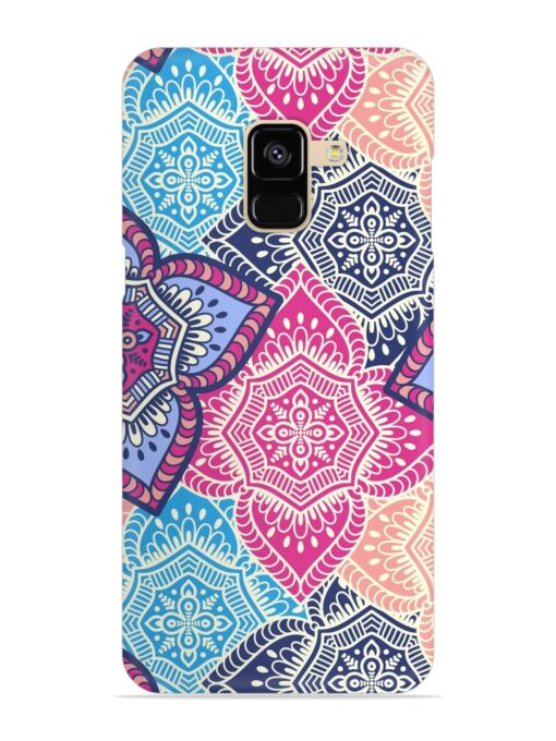 Ethnic Floral Seamless Snap Case for Samsung Galaxy A8 (2018)