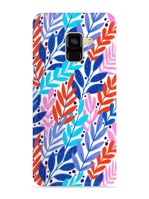 Bright Floral Tropical Snap Case for Samsung Galaxy A8 (2018)