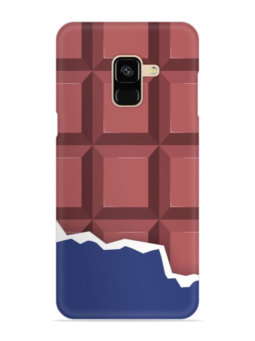 Chocolate Vector Art Snap Case for Samsung Galaxy A8 (2018)